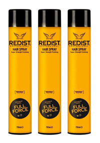 Redist Full Force 21 Dolgunlaştırıcı/Hacim Orta Saç Spreyi 3x750 ml