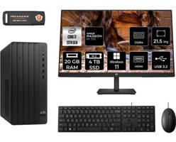 Hp Pro 290 G9 8T2X1ESMNT1370 Harici Radeon RX 550 Intel Core i7 13700 20 GB Ram 4 TB SSD Tower Windows 11 Home 21.5 inç Monitörlü Masaüstü Oyuncu Bilgisayarı + PER4 BELLEK