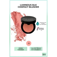 Note Luminous Silk Compact No:01 Pinky Beach Mat Toz Allık