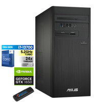 Asus S500TE-I7161TBB0D C1S500TE-I7161TBB0D29 Harici GeForce GTX 1650 Intel Core i7 13700 16 GB Ram 2 TB SSD Tower Windows 11 Home Masaüstü Oyuncu Bilgisayarı + Zetta Flash Bellek