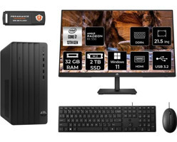 Hp Pro 290 G9 8T2X1ESMNT1379 Harici Radeon RX 550 Intel Core i7 13700 32 GB Ram 2 TB SSD Tower Windows 11 Home 21.5 inç Monitörlü Masaüstü Oyuncu Bilgisayarı + PER4 BELLEK