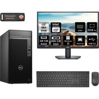 Dell Optiplex 7010MT N010O7010MTUMNT391 Dahili Intel UHD Graphics 770 Intel Core i5 13500 48 GB Ram 256 GB SSD Tower Windows 11 Home 23.8 inç Monitörlü Masaüstü Bilgisayar + PER4 BELLEK