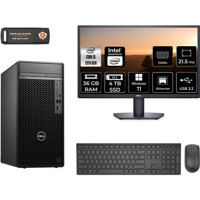 Dell Optiplex 7010MT N010O7010MTUMNT435 Dahili Intel UHD Graphics 770 Intel Core i5 13500 36 GB Ram 4 TB SSD Tower Windows 11 Pro 21.5 inç Monitörlü Masaüstü Bilgisayar + PER4 BELLEK