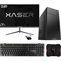 Xaser XSR394 Dahili Intel HD Graphics 2000 Intel Core i5 2400 8 GB Ram 256 GB SSD Tower FreeDos 23.8 inç Monitörlü Masaüstü Bilgisayar