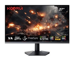 Koorui GN02 240 Hz 1 ms 27 inç FHD Flat VA HDMI Freesync G-Sync 1920x1080 px LED Monitör