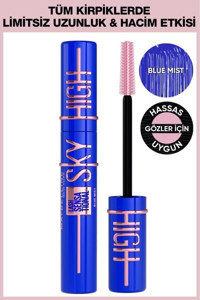 Maybelline New York Sky High Hacim Veren Lifting Etkili Mavi Maskara