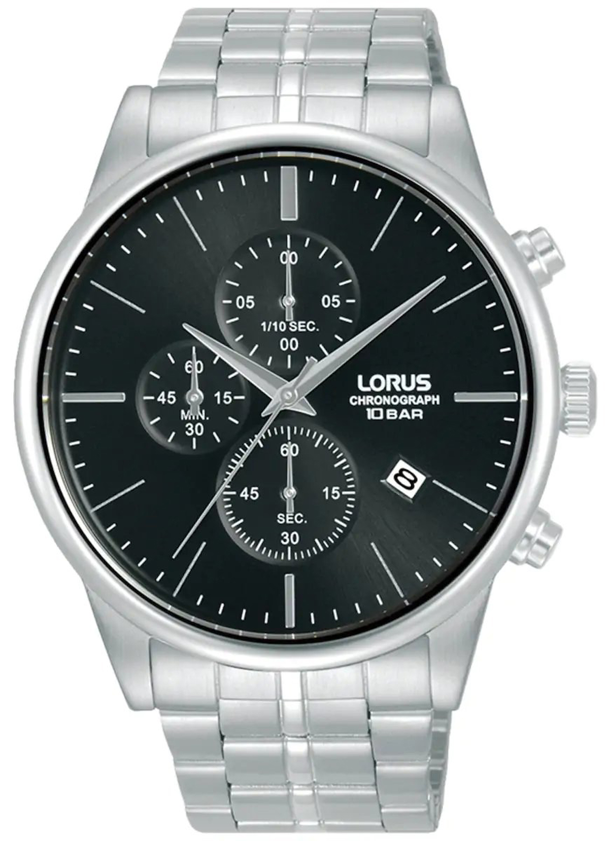 Lorus RM361JX9 Takvimli 44 mm Çelik Kordon Analog Erkek Kol Saati