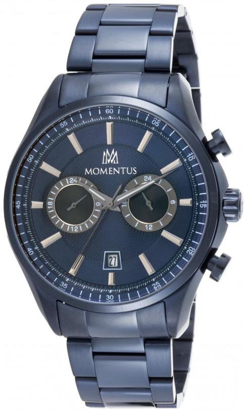 Momentus CC102M-11SN Takvimli 44 mm Çelik Kordon Analog Kol Saati