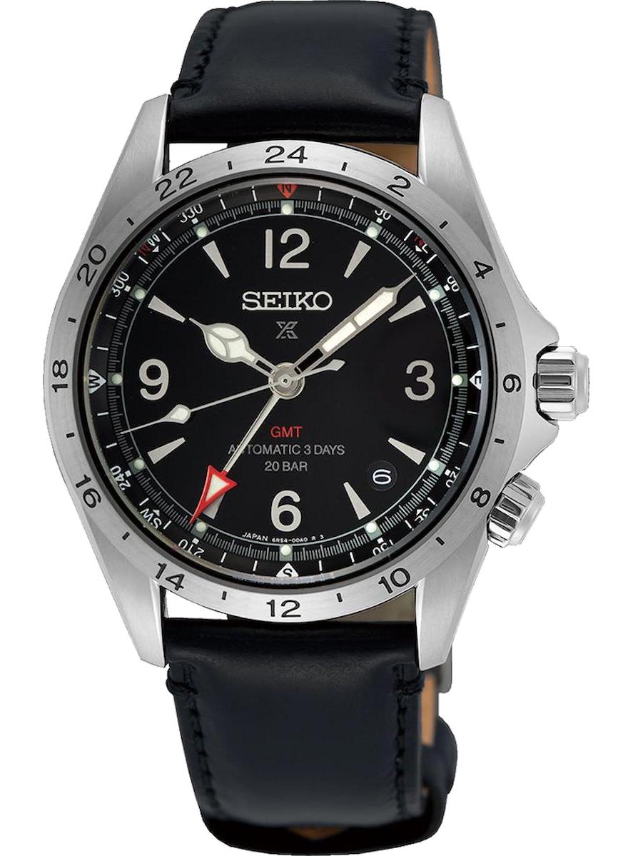 Seiko SPB379J Takvimli 39.5 mm Siyah Deri Kordon Analog Erkek Kol Saati