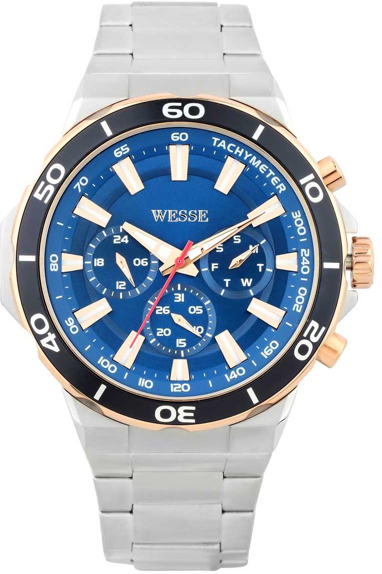 Wesse WWG400605SS Pusulalı Takvimli 53 mm Çelik Kordon Analog Kol Saati