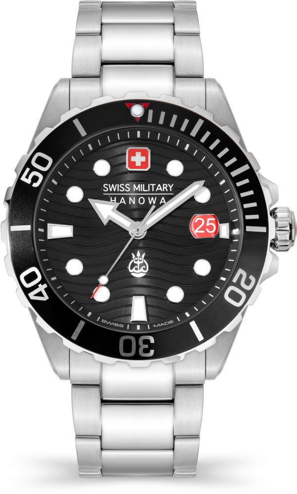 Swiss Military SMWGH2200301 Takvimli 44 mm Çelik Kordon Analog Kol Saati