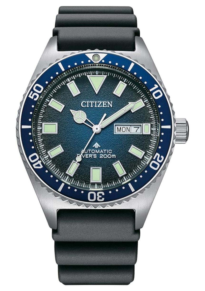 Citizen NY0129-07L Takvimli 41 mm Siyah Silikon Kordon Analog Erkek Kol Saati