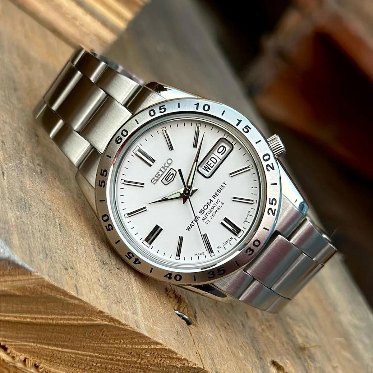 Seiko SNKD97J1 Takvimli 36 mm Çelik Kordon Analog Kol Saati