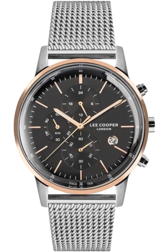 Lee Cooper LC07211.550 Takvimli 36-40 mm Çelik Kordon Analog Kol Saati