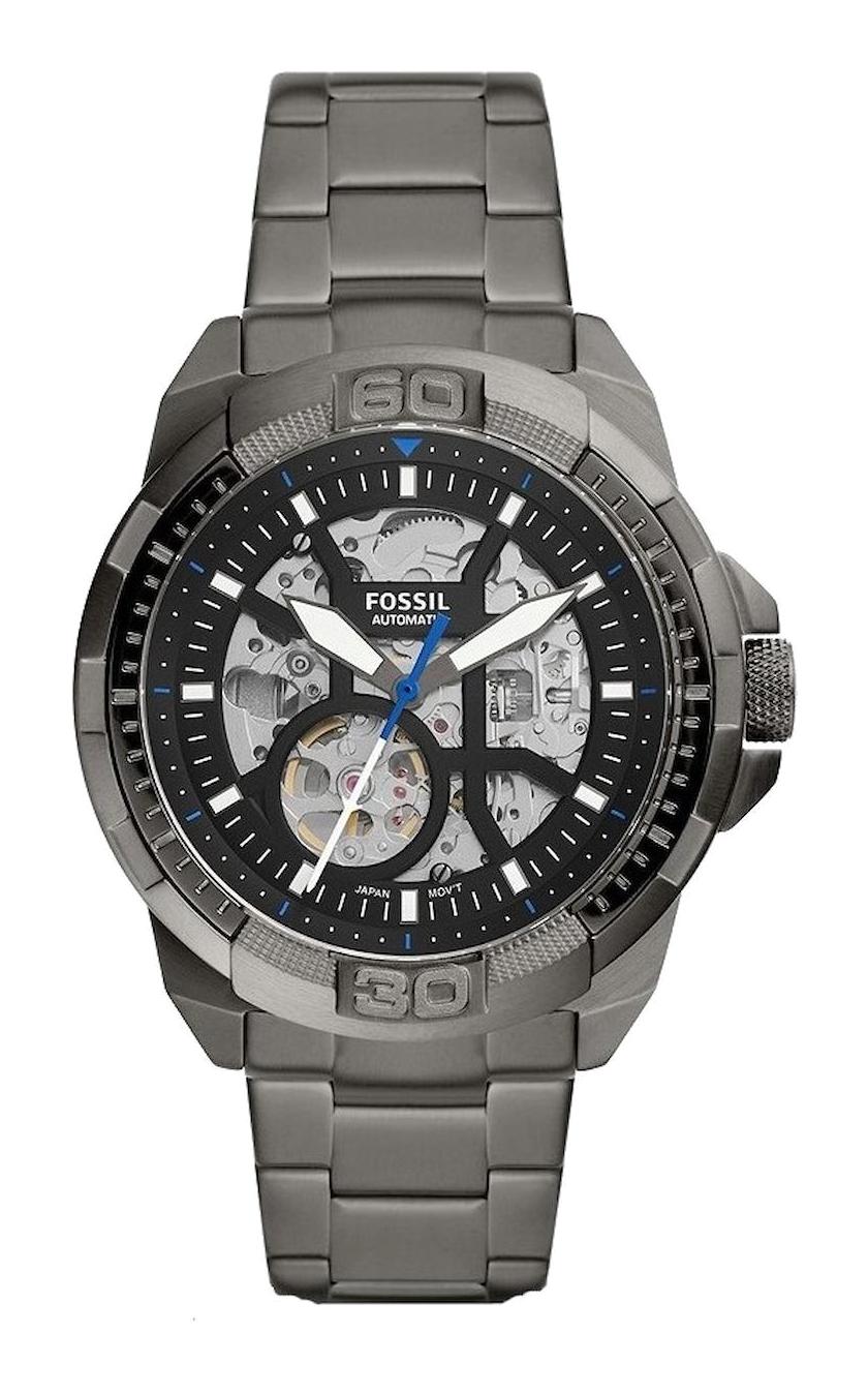 Fossil ME3218 44 mm Füme Çelik Kordon Analog Erkek Kol Saati