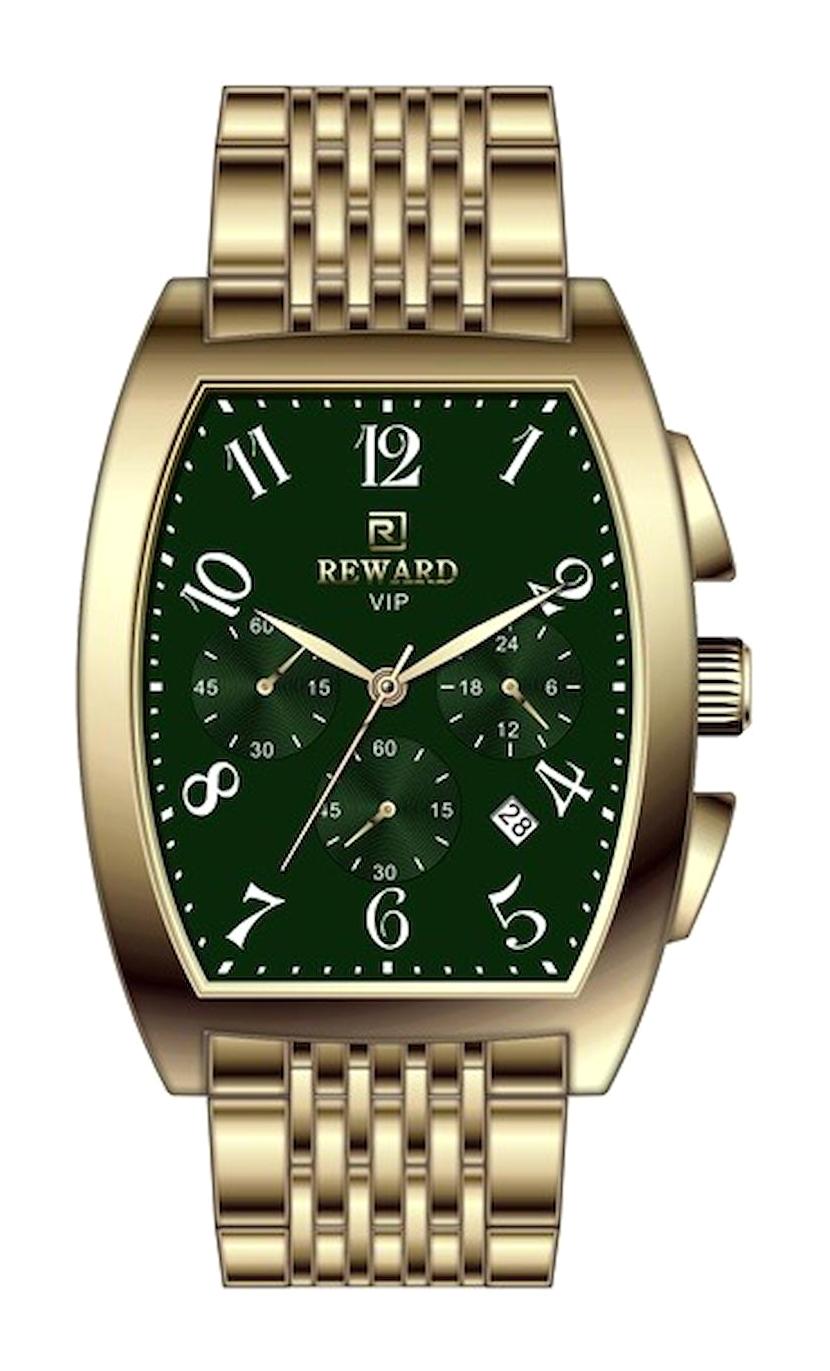 Reward A144923 Takvimli 38 mm Altın Çelik Kordon Analog Erkek Kol Saati