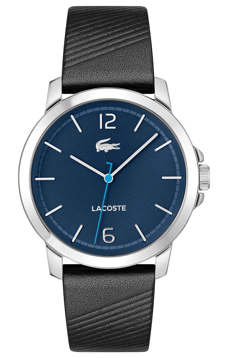 Lacoste LAC2011275 41 mm Siyah Deri Kordon Analog Erkek Kol Saati