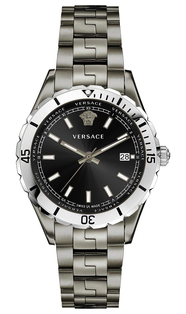 Versace VRSCVE3A00620 Takvimli 42 mm Çelik Kordon Analog Erkek Kol Saati