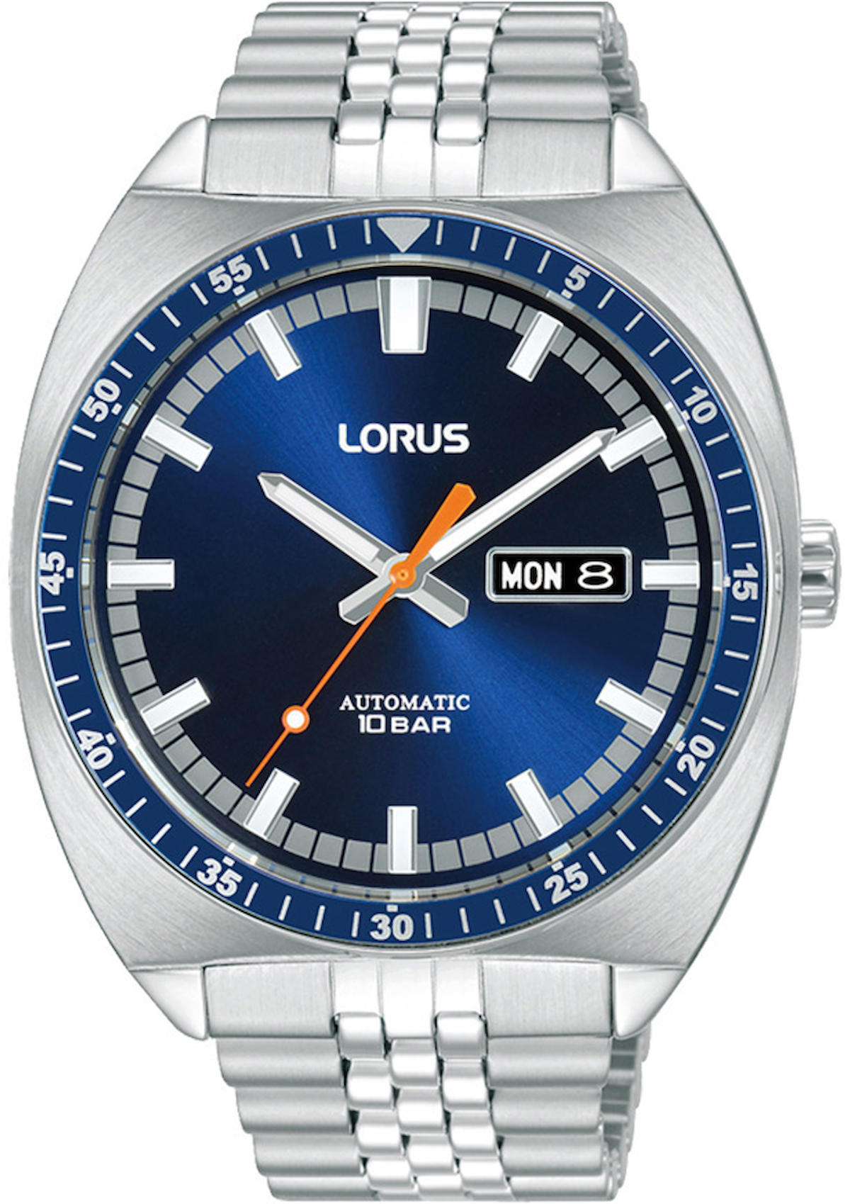 Lorus RL441BX9 Takvimli 43 mm Çelik Kordon Analog Erkek Kol Saati