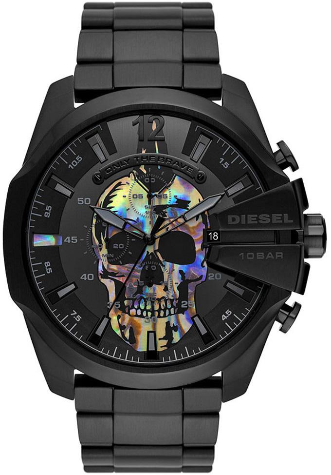 Diesel DZ4582 Takvimli 42 mm Siyah Çelik Kordon Analog Erkek Kol Saati