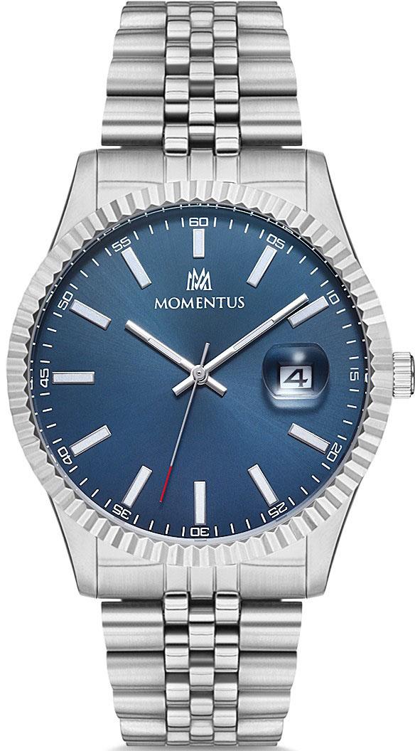 Momentum CM131S-11SS Takvimli 44 mm Çelik Kordon Analog Erkek Kol Saati