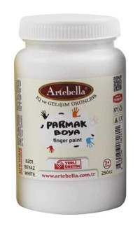 Artebella 8201 250 ml Tekli Beyaz Parmak Boyası