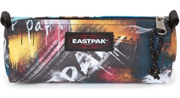 Eastpak Single Bold City Çok Renkli Düz Bez Tek Gözlü Yazılı Silindir Cüzdan Kalemlik