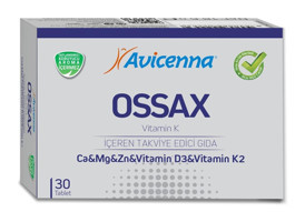 Avicenna Ossax Aromasız Yetişkin Vitamin 30 Tablet