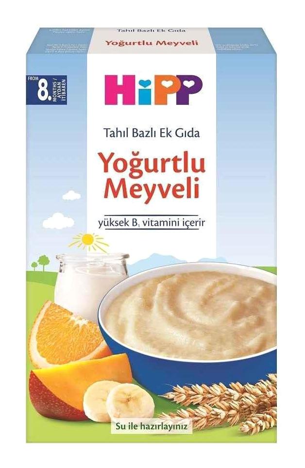 Hipp Tahıllı Organik Meyveli Kaşık Maması 250 gr