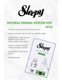 Sleepy Natural Ultra Organik 40'lı Normal Günlük Ped