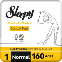 Sleepy Extra Organik 160'lı Normal Günlük Ped