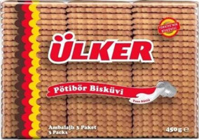 Ülker Pötibör Sade Bisküvi 24x450 gr