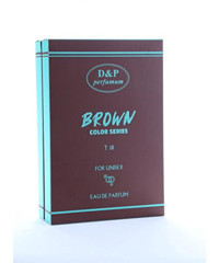 D&P Perfumum Color Series U-T18 Brown EDP Deri-Odunsu Erkek Parfüm 55 ml