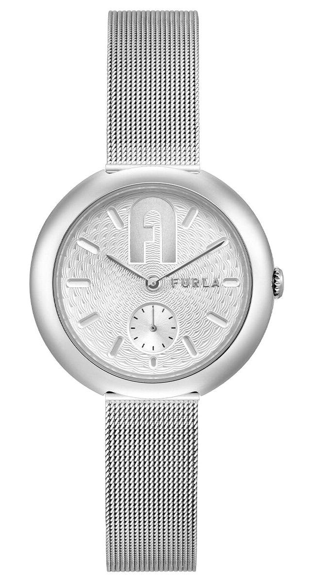 Furla FRWW00013005L1 Takvimli 36 mm Gri Metal Kordon Analog Kadın Kol Saati