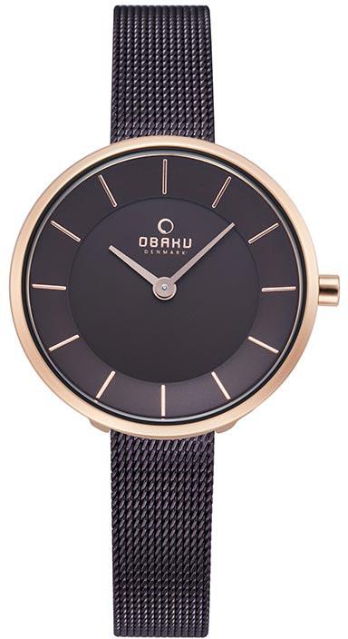 Obaku Denmark V226LXVNMN 32 mm Siyah Çelik Kordon Analog Kadın Kol Saati