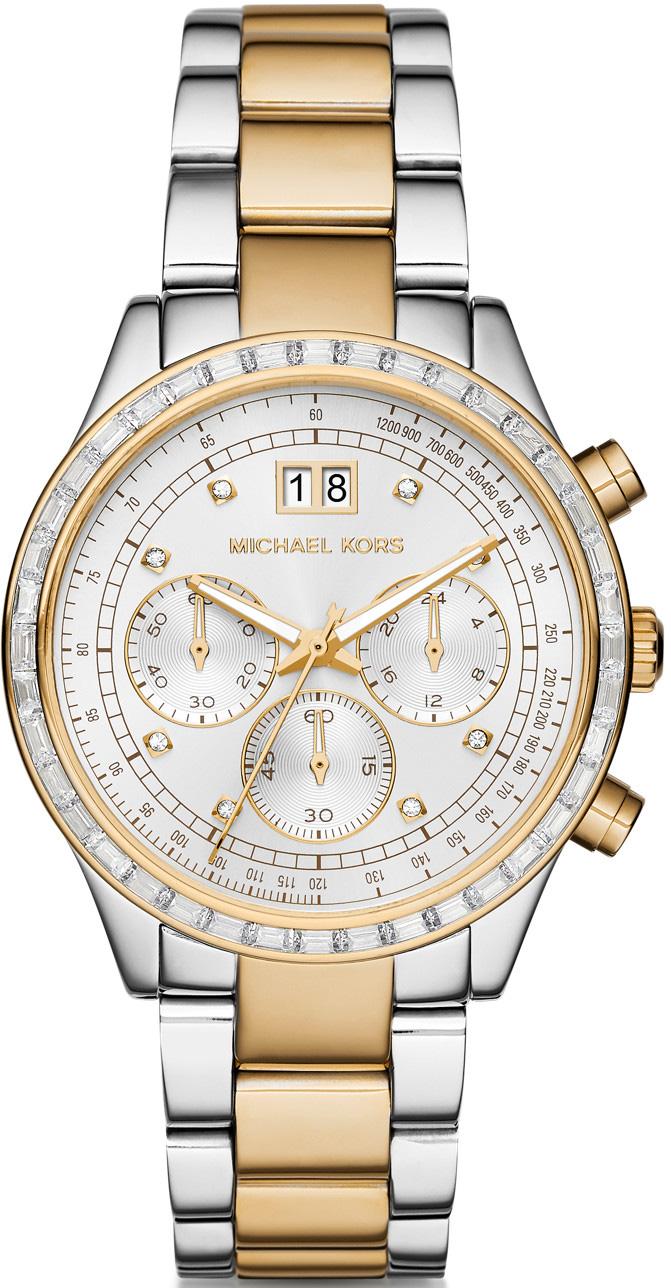 Michael Kors MK6188 38 mm Altın-Gri Çelik Kordon Analog Kadın Kol Saati