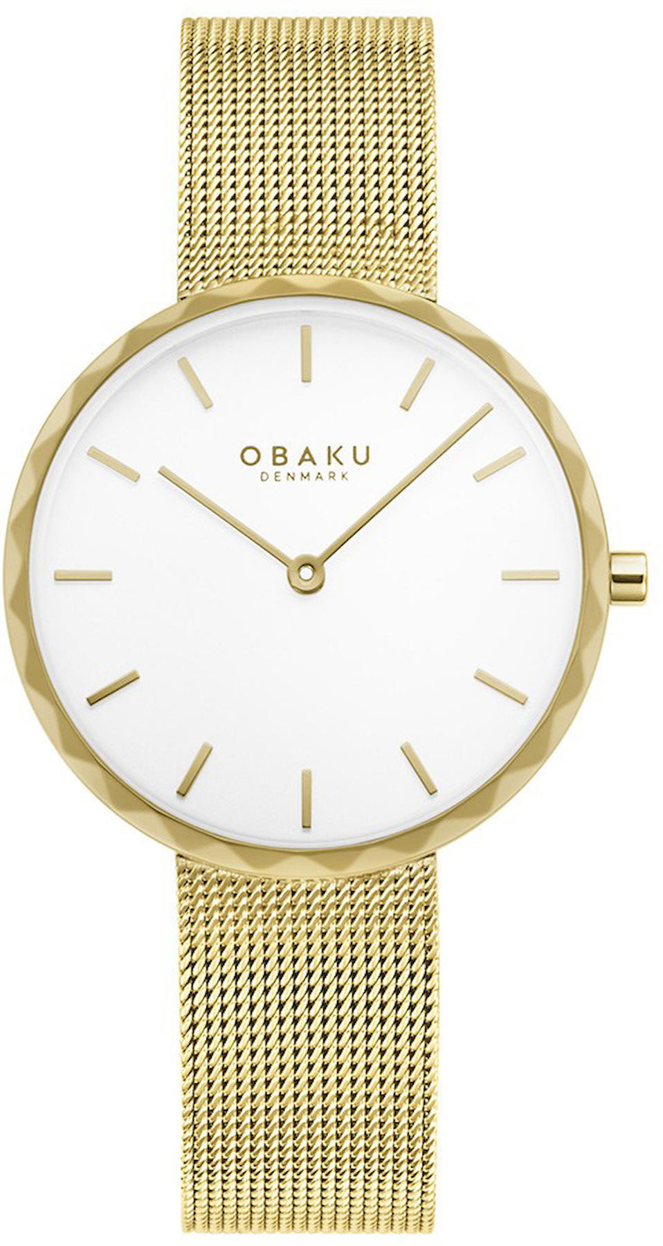 Obaku Denmark V252LXGIMG 32 mm Altın Çelik Kordon Analog Kadın Kol Saati