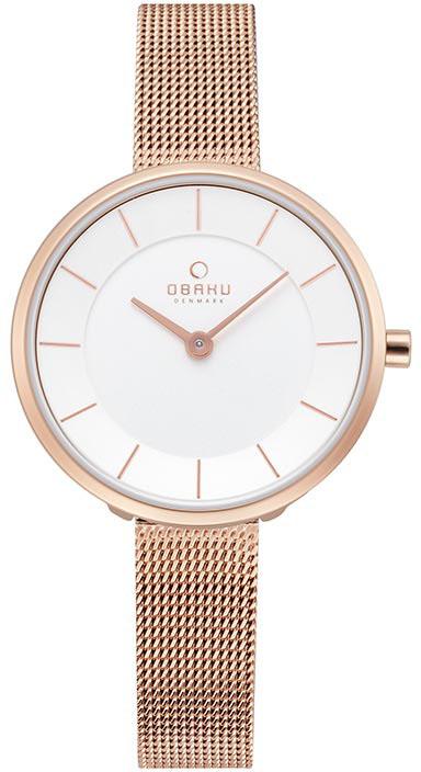 Obaku Denmark V226LXVIMV 32 mm Rose Gold Çelik Kordon Analog Kadın Kol Saati