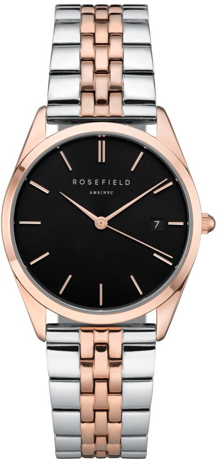 Rosefield ACBSD.A07 Takvimli 33 mm Gri-Rose Gold Çelik Kordon Analog Kadın Kol Saati