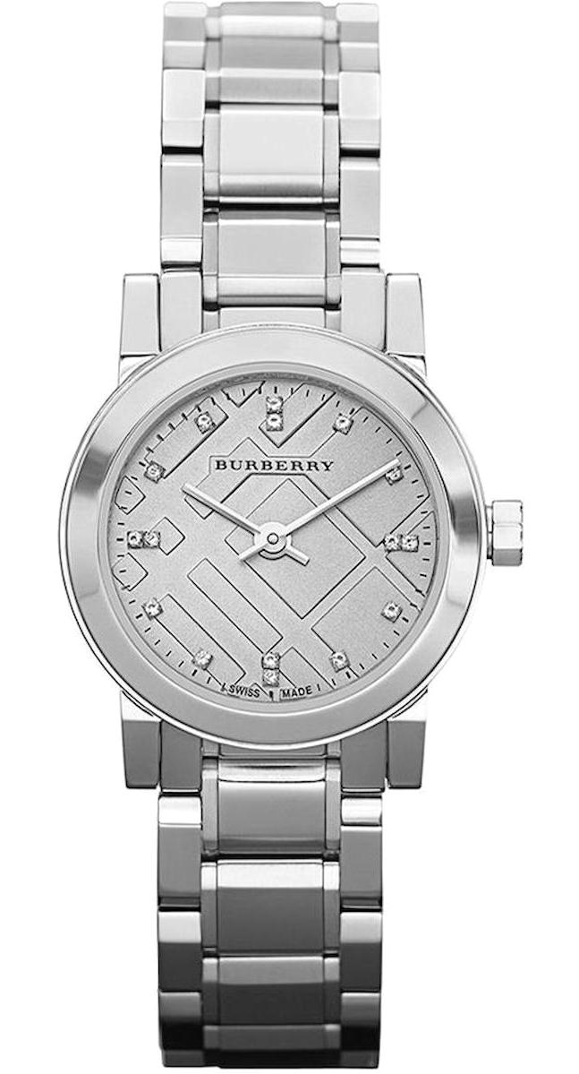 Burberry BU9213 26 mm Gri Çelik Kordon Analog Kadın Kol Saati