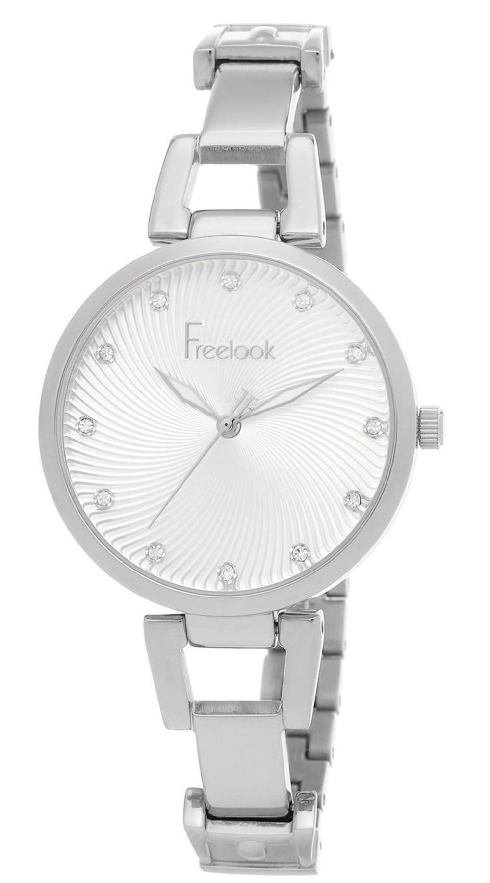 Freelook FL.1.10083.3 36 mm Gri Çelik Kordon Analog Kadın Kol Saati