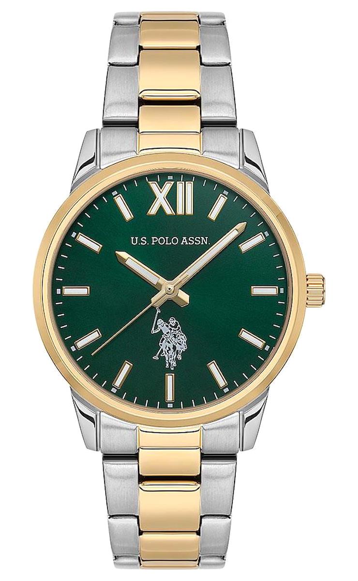 U.S. Polo Assn USPA2057-12 36 mm Altın-Gri Çelik Kordon Analog Kadın Kol Saati