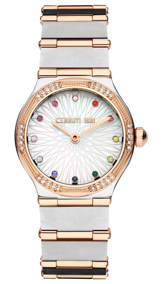 Cerruti 1881 CIWLG0008401 29 mm Gri-Rose Gold Çelik Kordon Analog Kadın Kol Saati