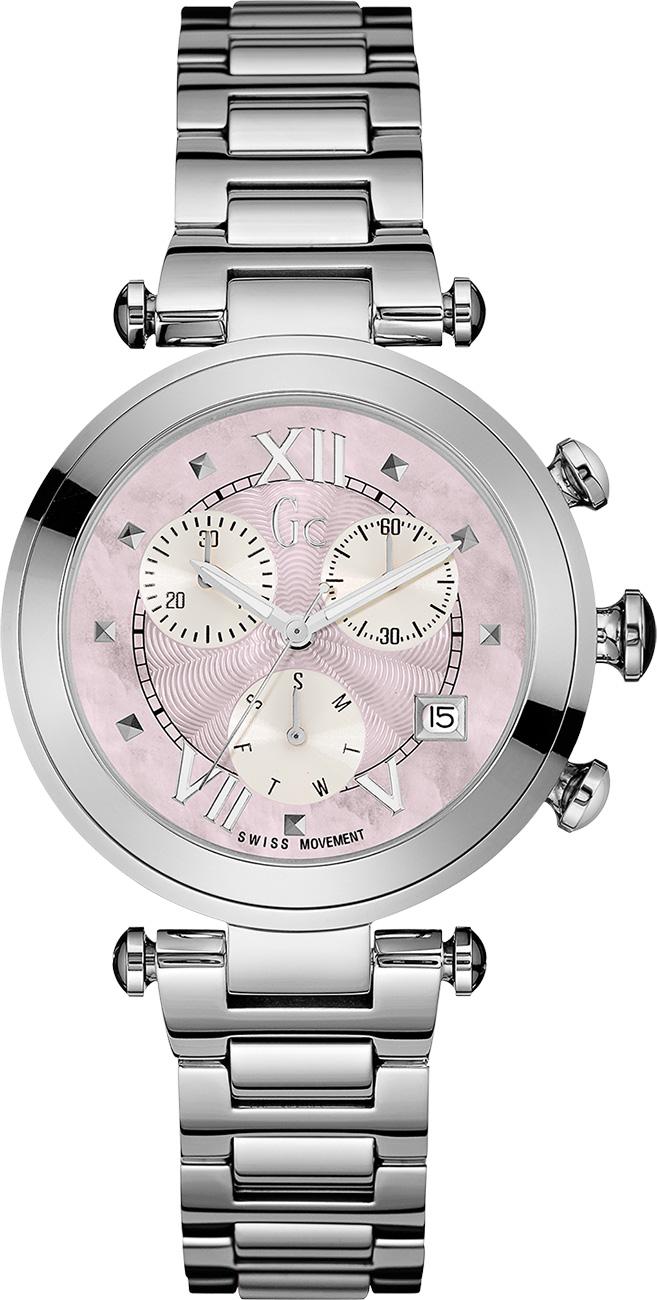 Guess GCY05001M3 Takvimli 36 mm Gri Çelik Kordon Analog Kadın Kol Saati