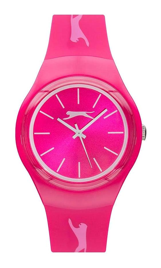 Slazenger SL.09.6570.3.03 35 mm Pembe Silikon Kordon Analog Kadın Kol Saati