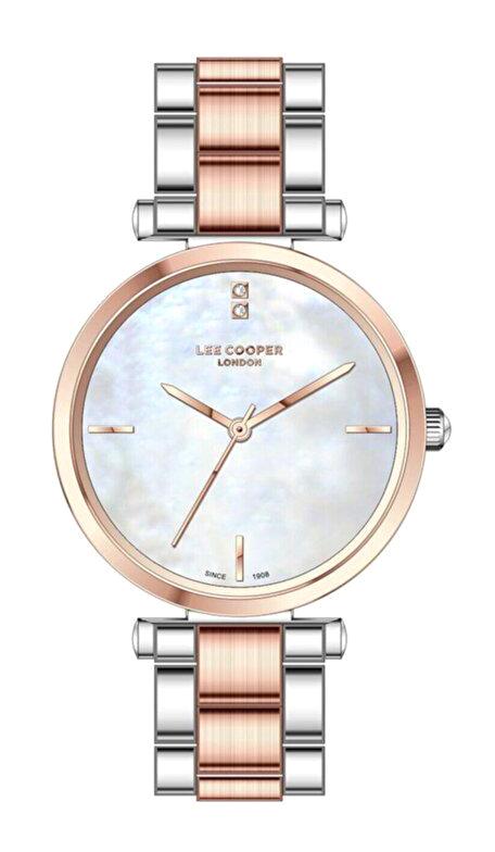 Lee Cooper LC07148.520 40 mm Rose Gold Metal Kordon Analog Kadın Kol Saati