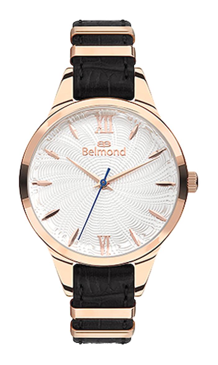 Belmond CRL743.431 34 mm Siyah Deri Kordon Analog Kadın Kol Saati