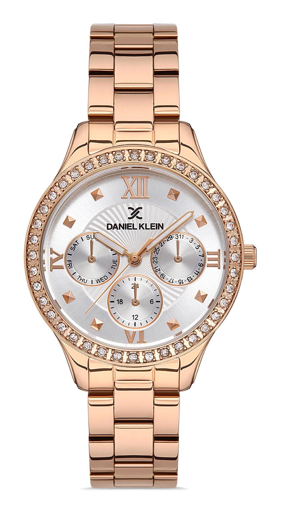 Daniel Klein EDK.1.10063.3 34 mm Rose Gold Metal Kordon Analog Kadın Kol Saati