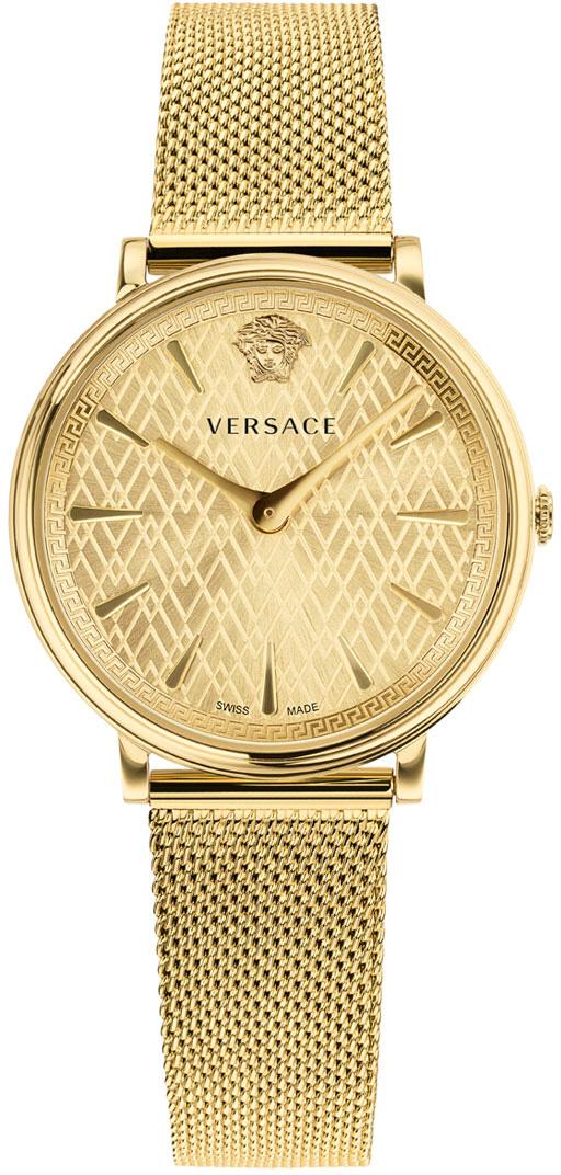 Versace VRSCVBP060017 38 mm Altın Çelik Kordon Analog Kadın Kol Saati