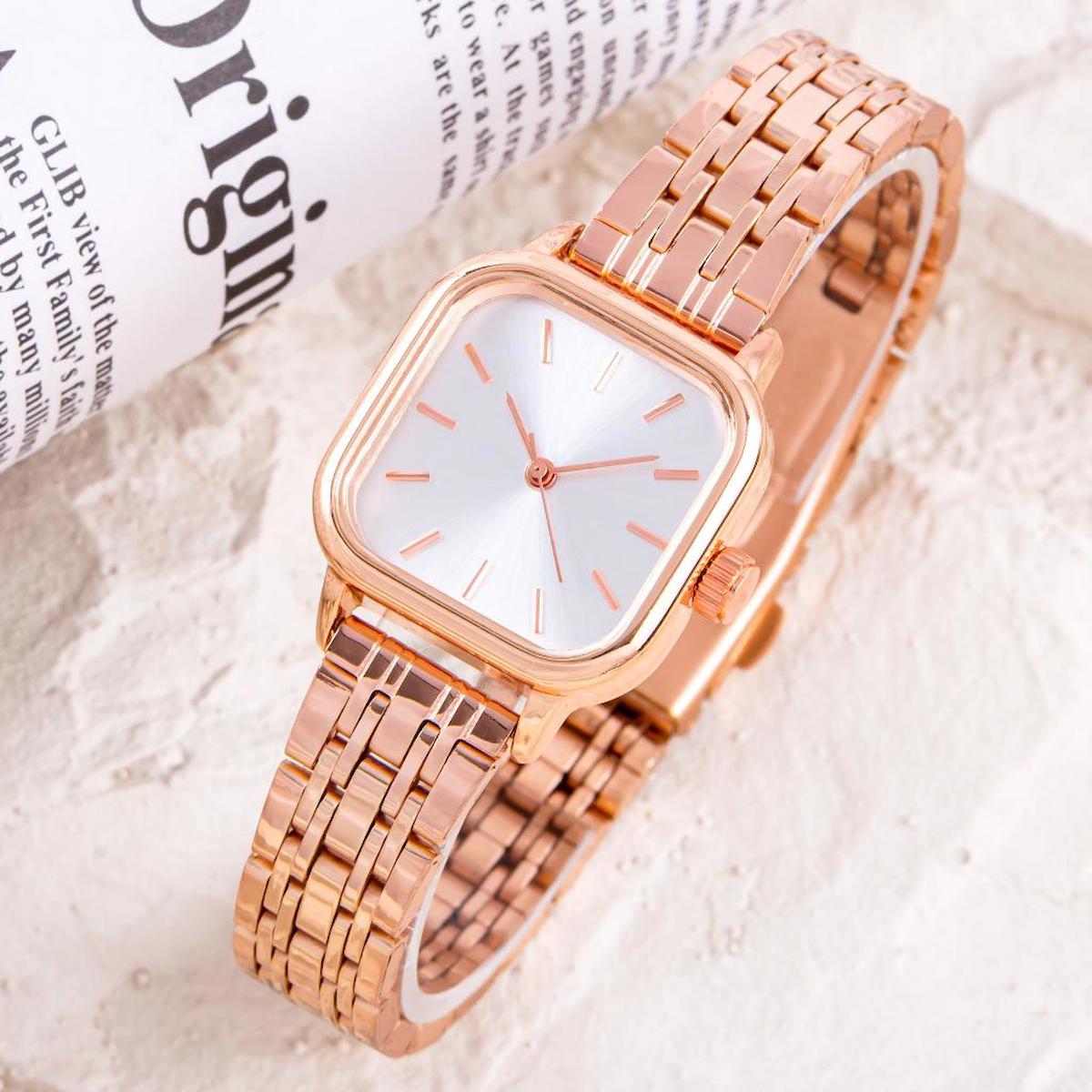 Saattino ST-304297 26-30 mm Rose Gold Çelik Kordon Analog Kadın Kol Saati